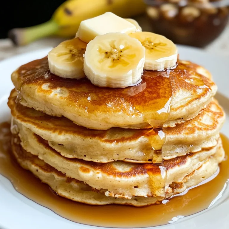 Brown Sugar Banana Pancakes