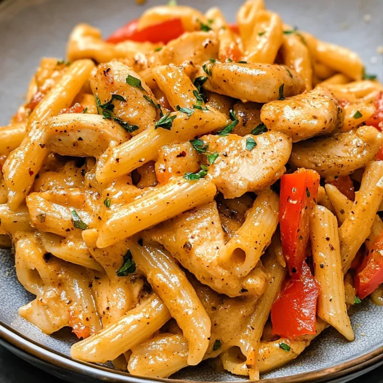 Cashew Cream Cajun Chicken Pasta - Dairy Free!