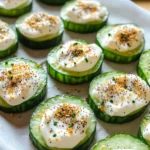 Everything Bagel Cucumber Bites