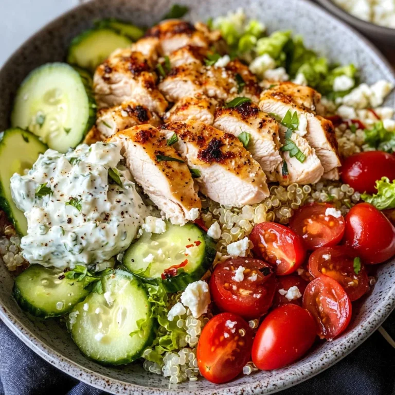Greek Chicken Bowls