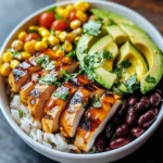 Honey Chipotle Chicken Rice Bowls
