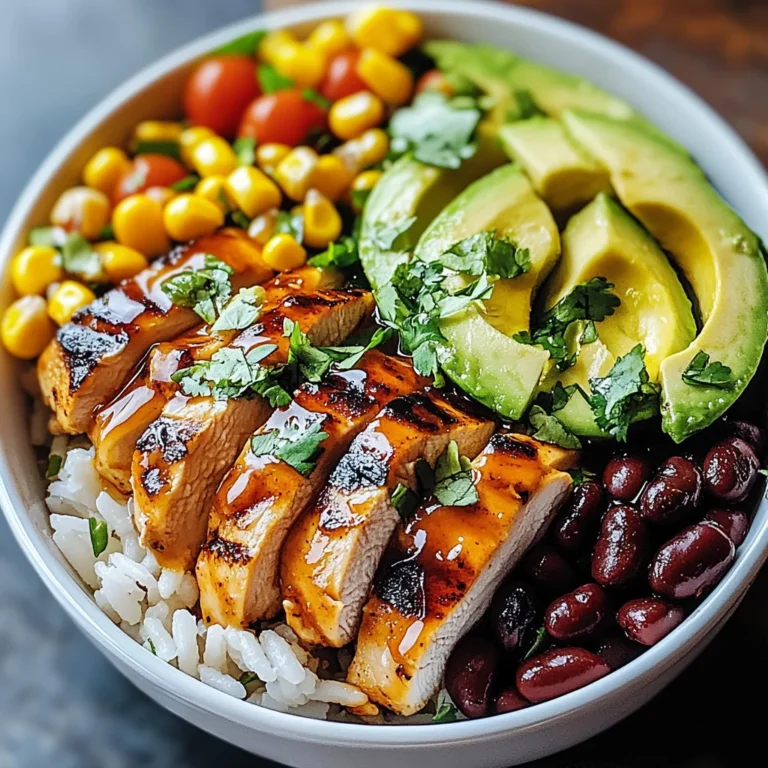 Honey Chipotle Chicken Rice Bowls