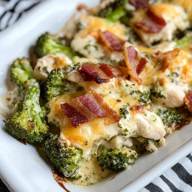Keto Chicken Bacon Ranch Casserole