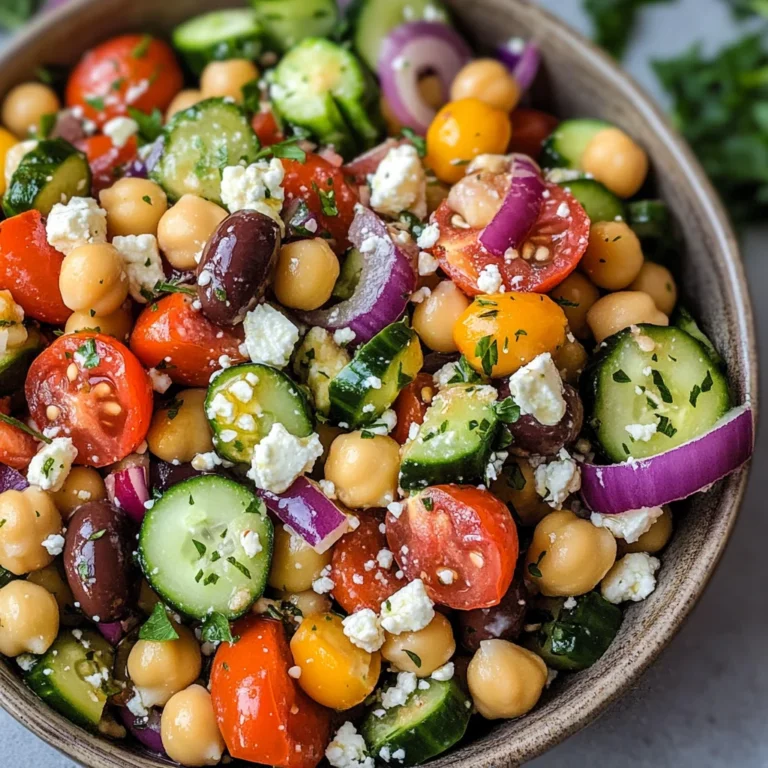 Mediterranean Chickpea Salad