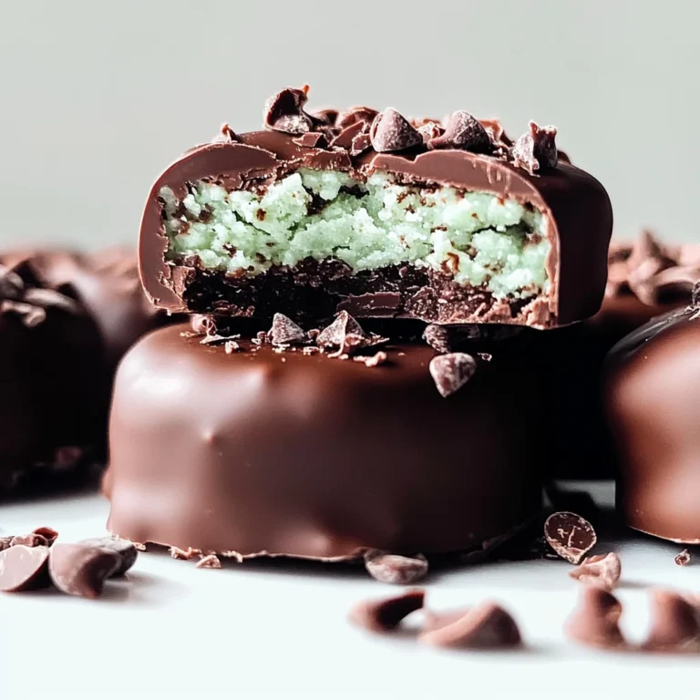 No-Bake Mint Chip Cookies