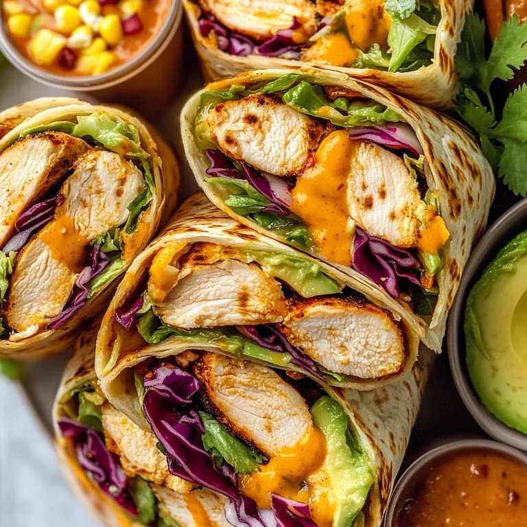 Southwest Chicken Wraps