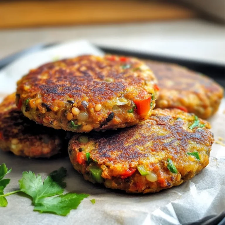 Spicy Vegan Lentil Cakes