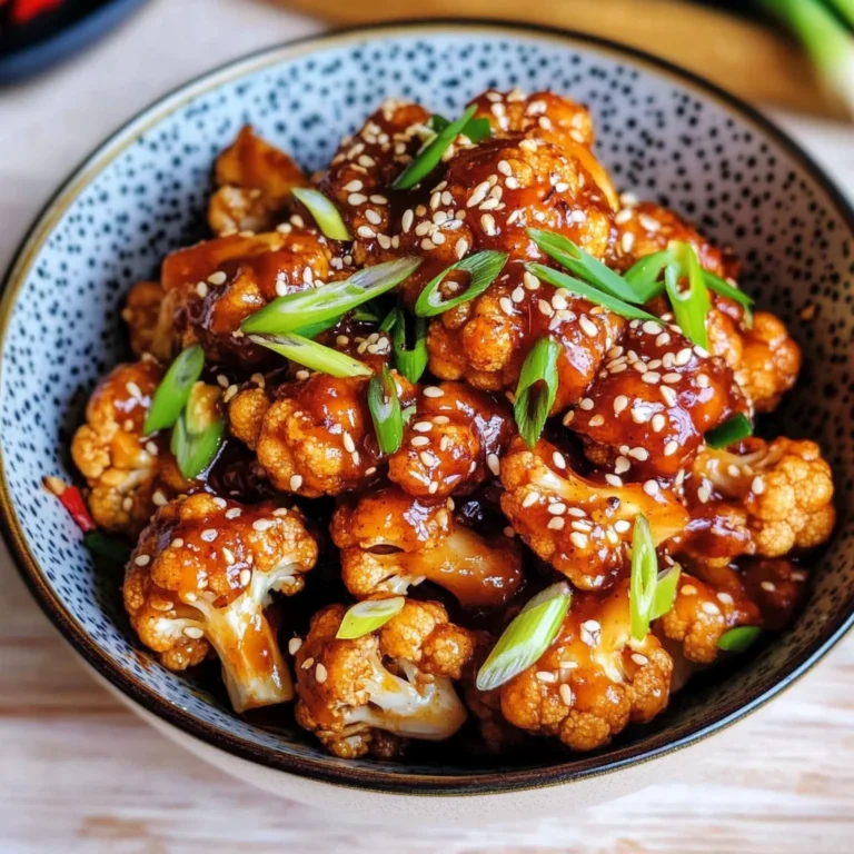 Sticky Sesame Cauliflower