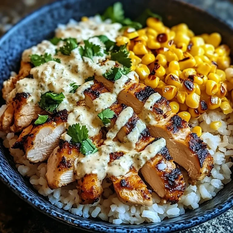Street Corn Chicken Rice Bowl
