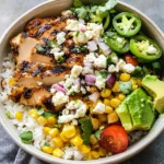 Street Corn Chicken Rice Bowl