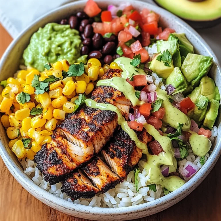 Blackened Fish Taco Bowls