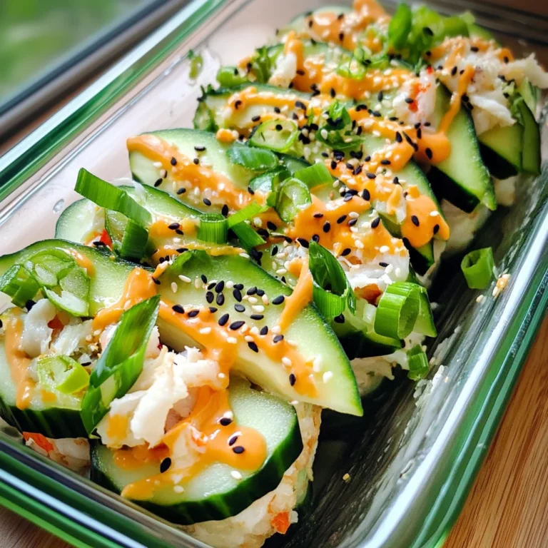 California Roll Cucumber Salad