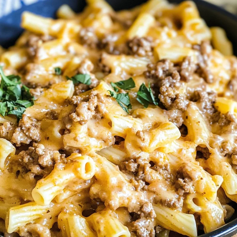 Cheeseburger Pasta