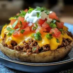 Cheesy Taco Potatoes