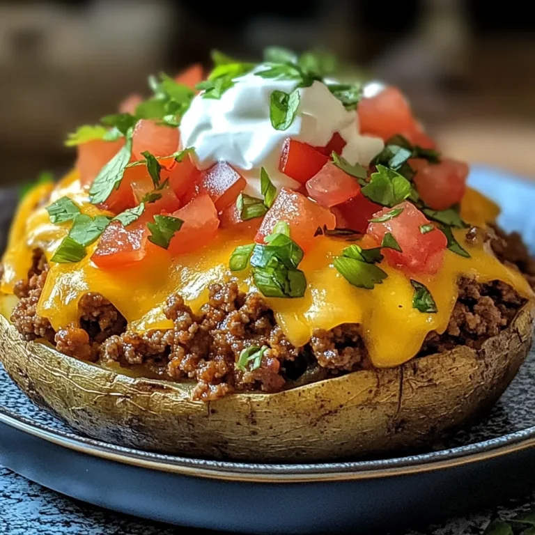 Cheesy Taco Potatoes