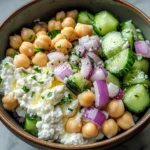 Cottage Cheese and Chickpea Salad: A Refreshing and Protein-Packed Delight