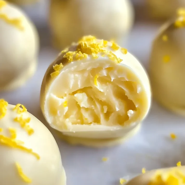 Creamy Lemon Truffles Recipe