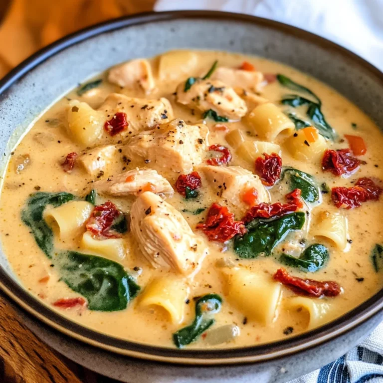 Creamy Tuscan Chicken Soup