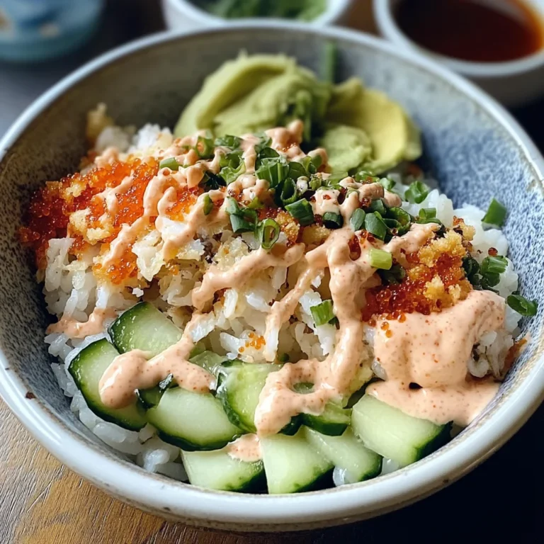 Crunch Roll Sushi Bowl