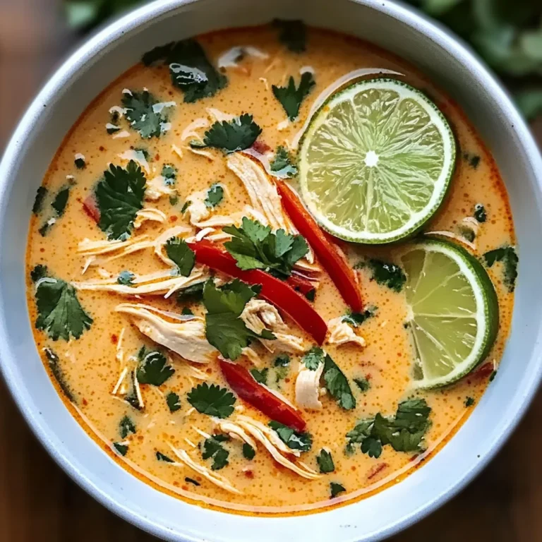 Easy Thai Coconut Chicken Soup