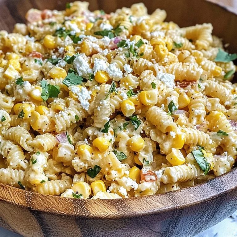 Elote Pasta Salad Recipe (Mexican Street Corn)