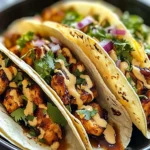 Garlic Butter Honey BBQ Chicken Tacos: Sweet, Savory & Irresistible!