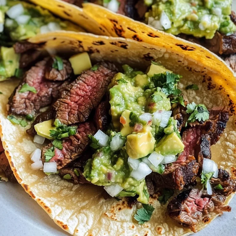 Grilled Steak Tacos with Avocado Salsa