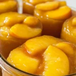 Homemade Canned Peach Pie Filling