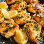 Lemon Garlic Chicken Bites