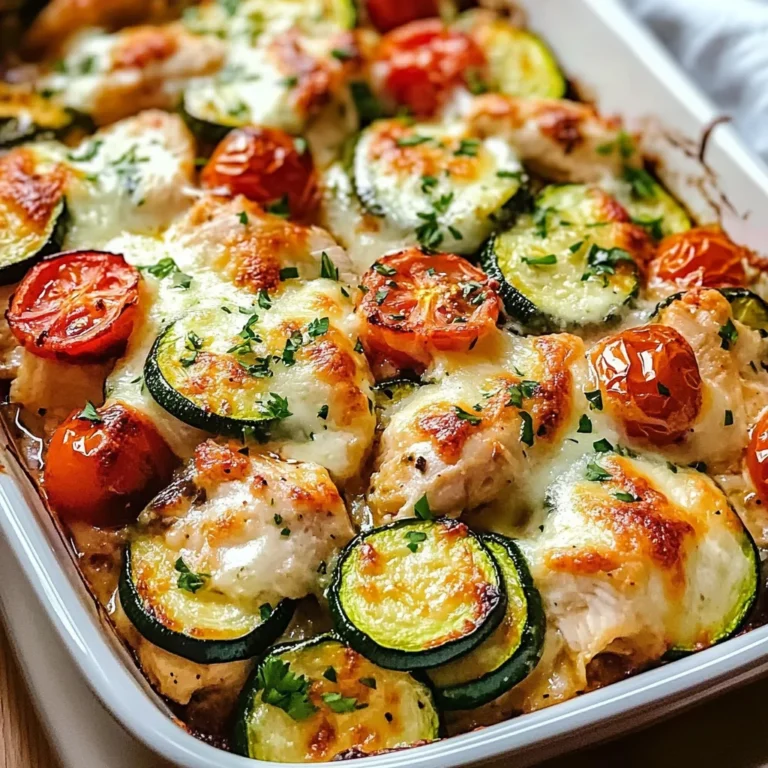 Mediterranean Chicken Zucchini Bake – Healthy, Flavorful & Easy!