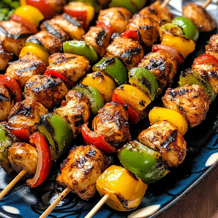Mexican Barbecue Chicken Skewers