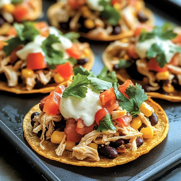 Mexican Rotisserie Chicken Tostadas