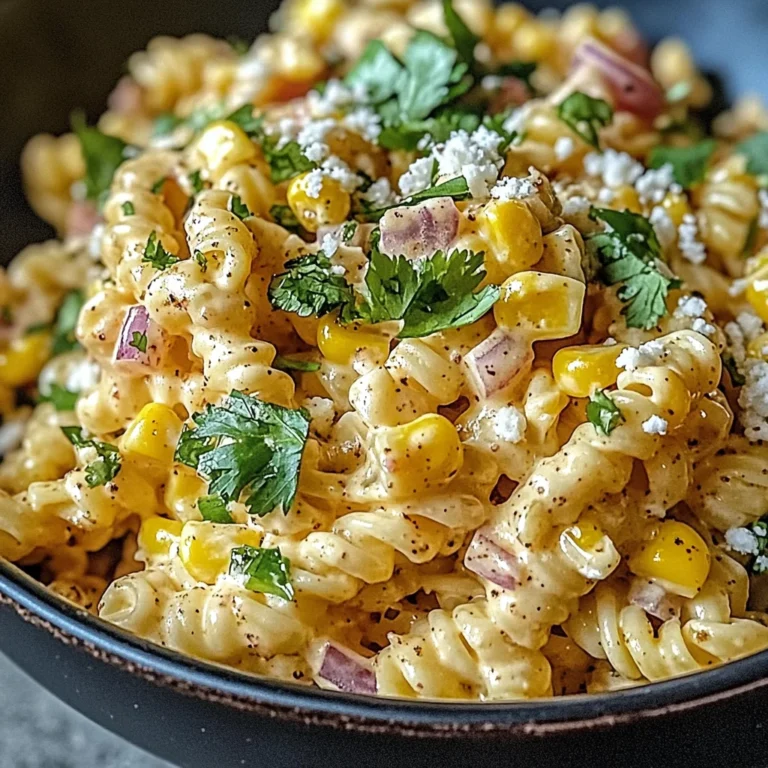 Mexican Street Corn Pasta Salad is a must-try dish!