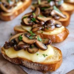 Mushroom & Brie Crostini