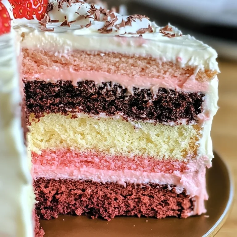 Neapolitan Cake