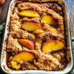 Old School Easy Brown Sugar Peach Cobbler