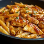 One-Pan Tangy Honey BBQ Chicken Penne