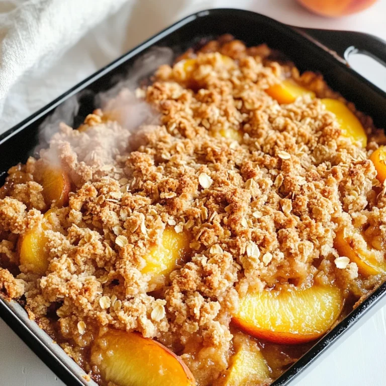 Peach Crisp