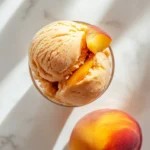 Peach Greek Frozen Yogurt