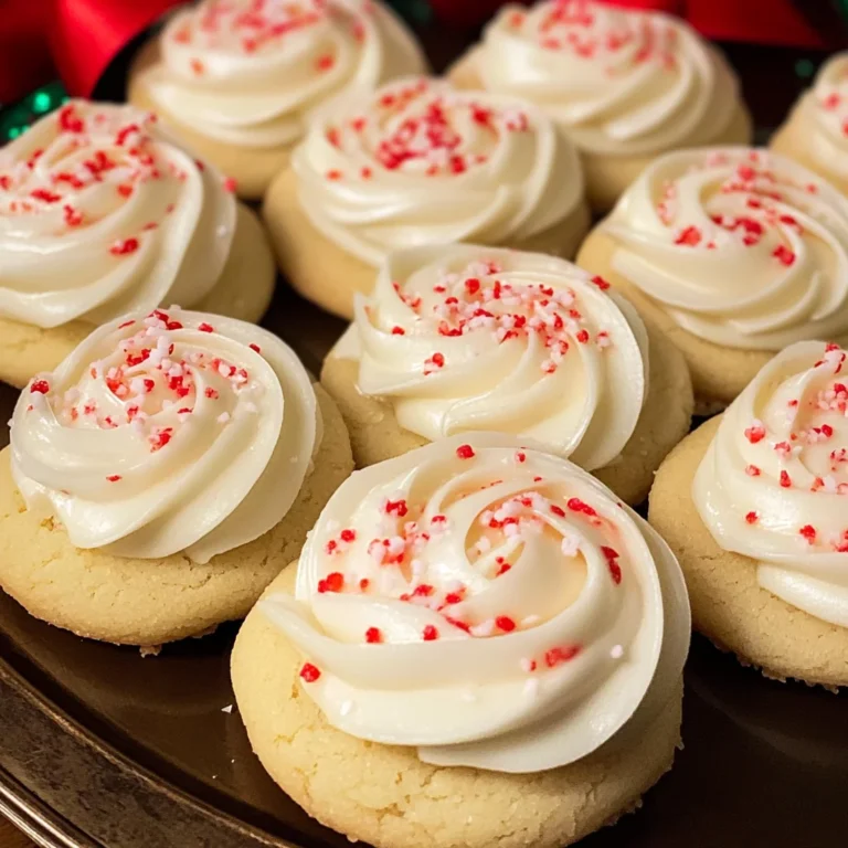 Peppermint Meltaway Cookies