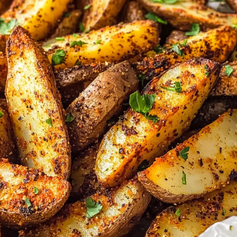 Seasoned Baked Potato Wedges
