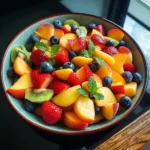 Summer Peach Fruit Salad