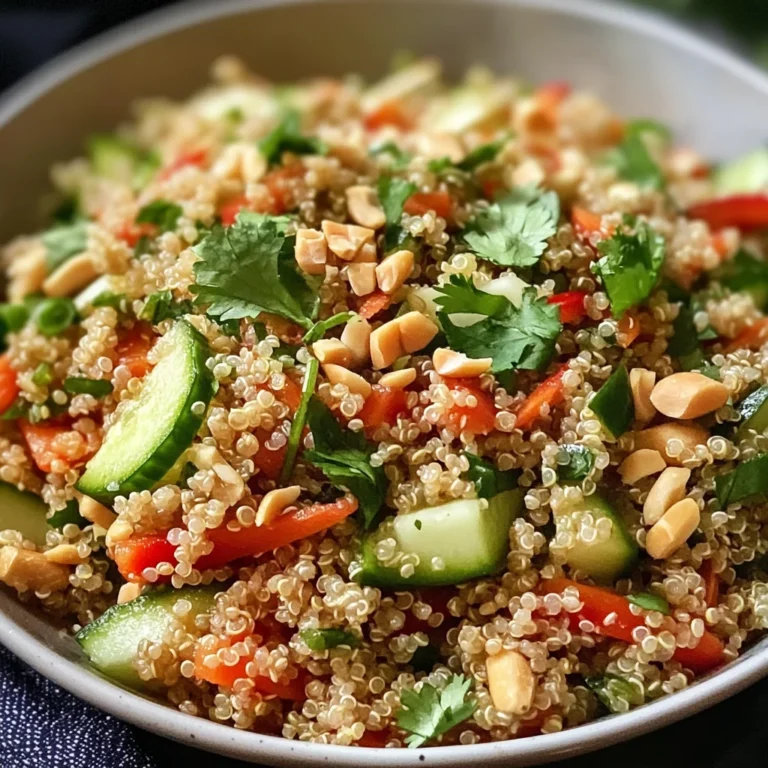 Thai Quinoa Crunch Salad: A Refreshing Healthy Delight!