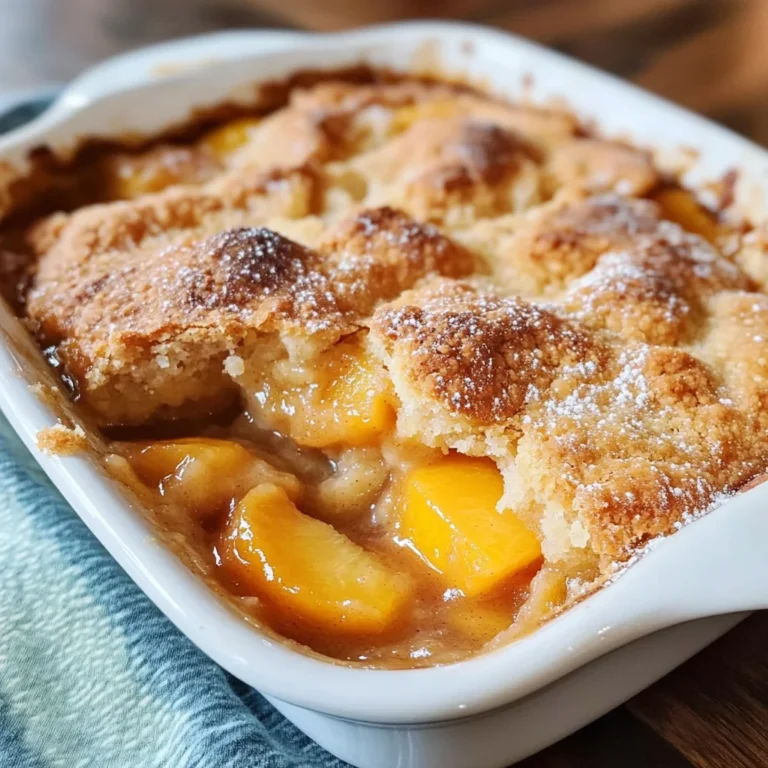 The Best Southern Peach Cobbler Recipe
