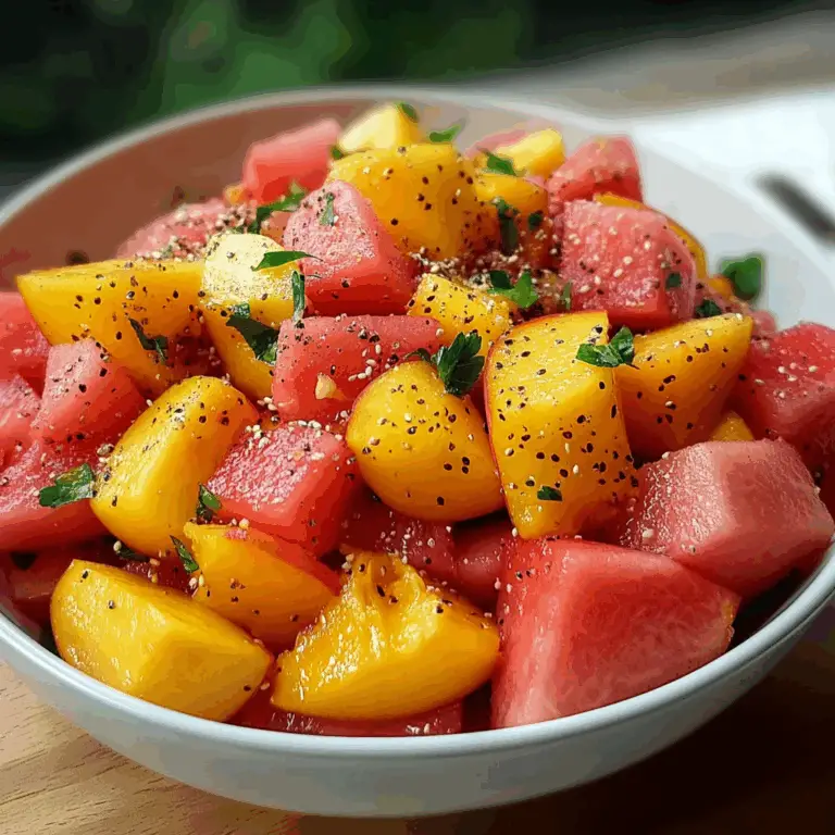 The Peach Watermelon Salad That Tastes Like Summer