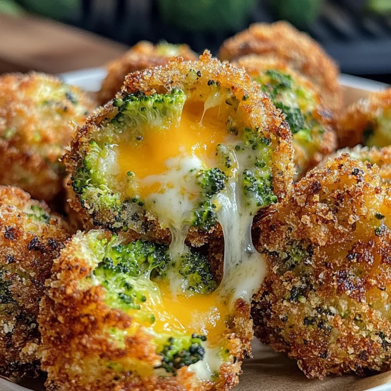 Air Fryer Broccoli Cheddar Poppers