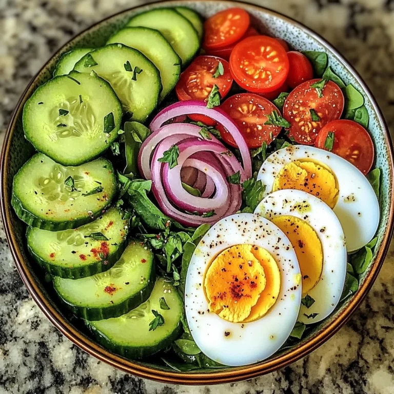Avocado and Egg Garden Salad