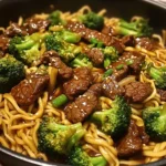 Beef, Broccoli & Noodle Stir-Fry