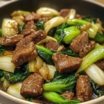 Beef and Bok Choy Stir Fry