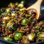 Beef and Brussels Sprouts Stir-Fry